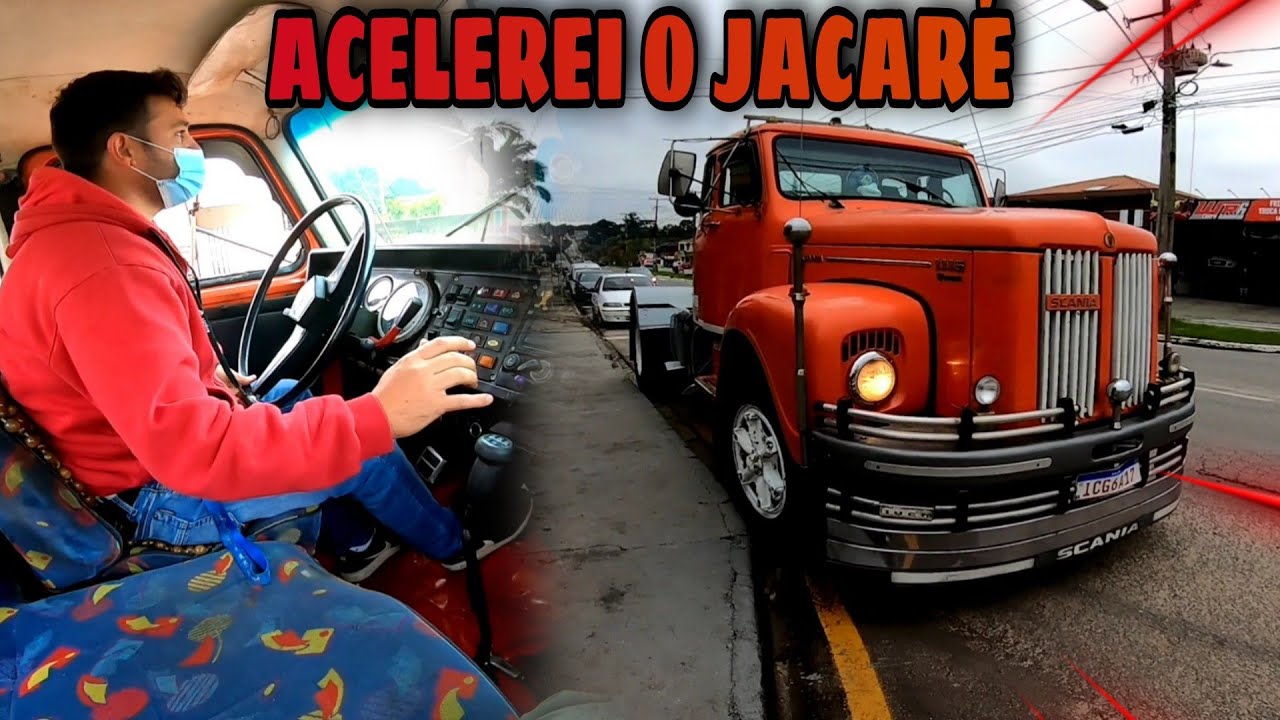 ACELEREI UM JACARÉ  SCANIA 111 😜