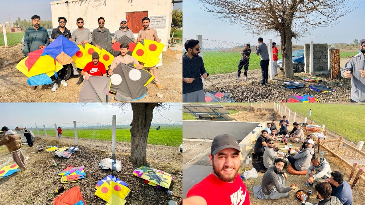 Basant Day with friends Part 2/ Last mein kis ny win kiye Aj ka competition 🤨🥳🪁
