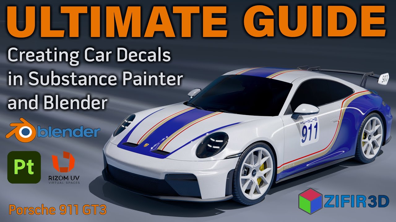 Ultimate Guide: Creating Car Decals in Substance Painter and Blender