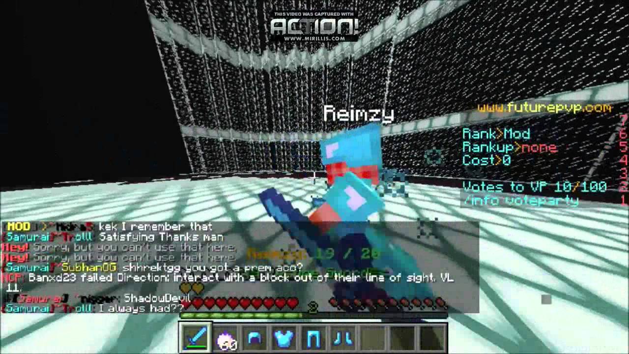 Minecraft FuturePvP OP Factions 1v1's | SonicX vs Reimzy!