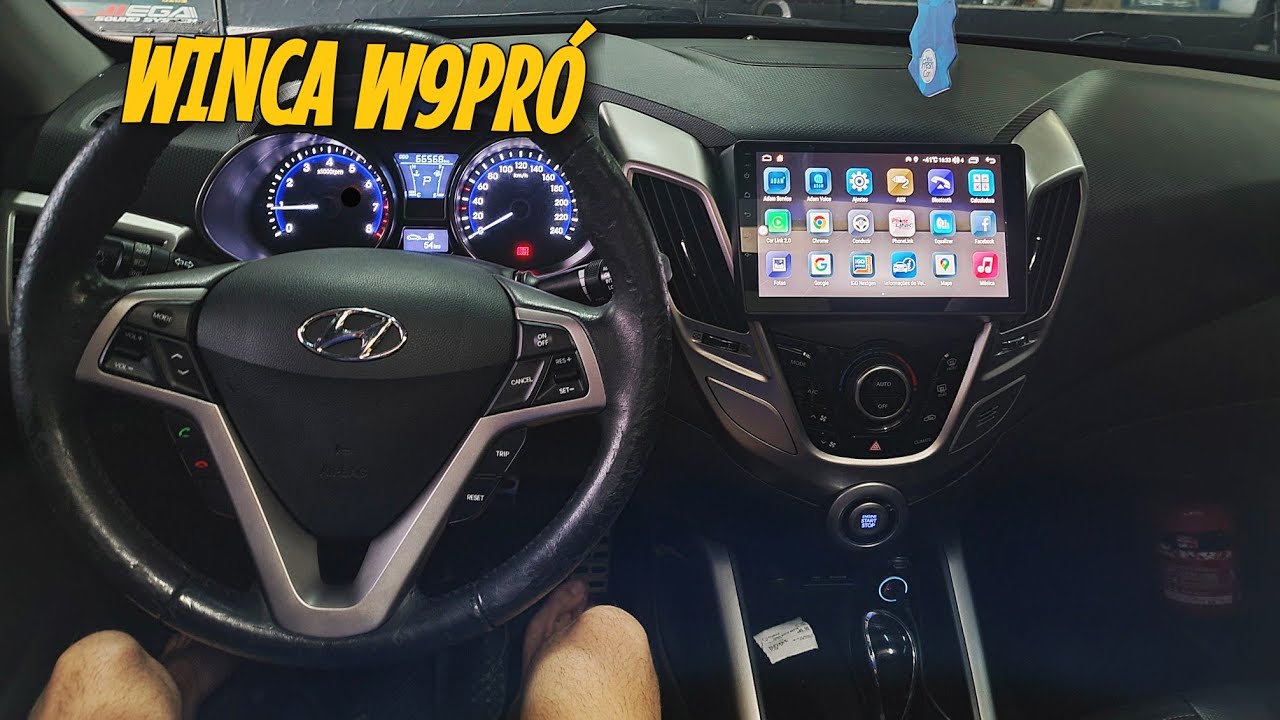 Veloster 2012 Anti-Vandalismo PS12 G5 + Nano-Ceramica G20 + Central Multimídia Winca W9Pró