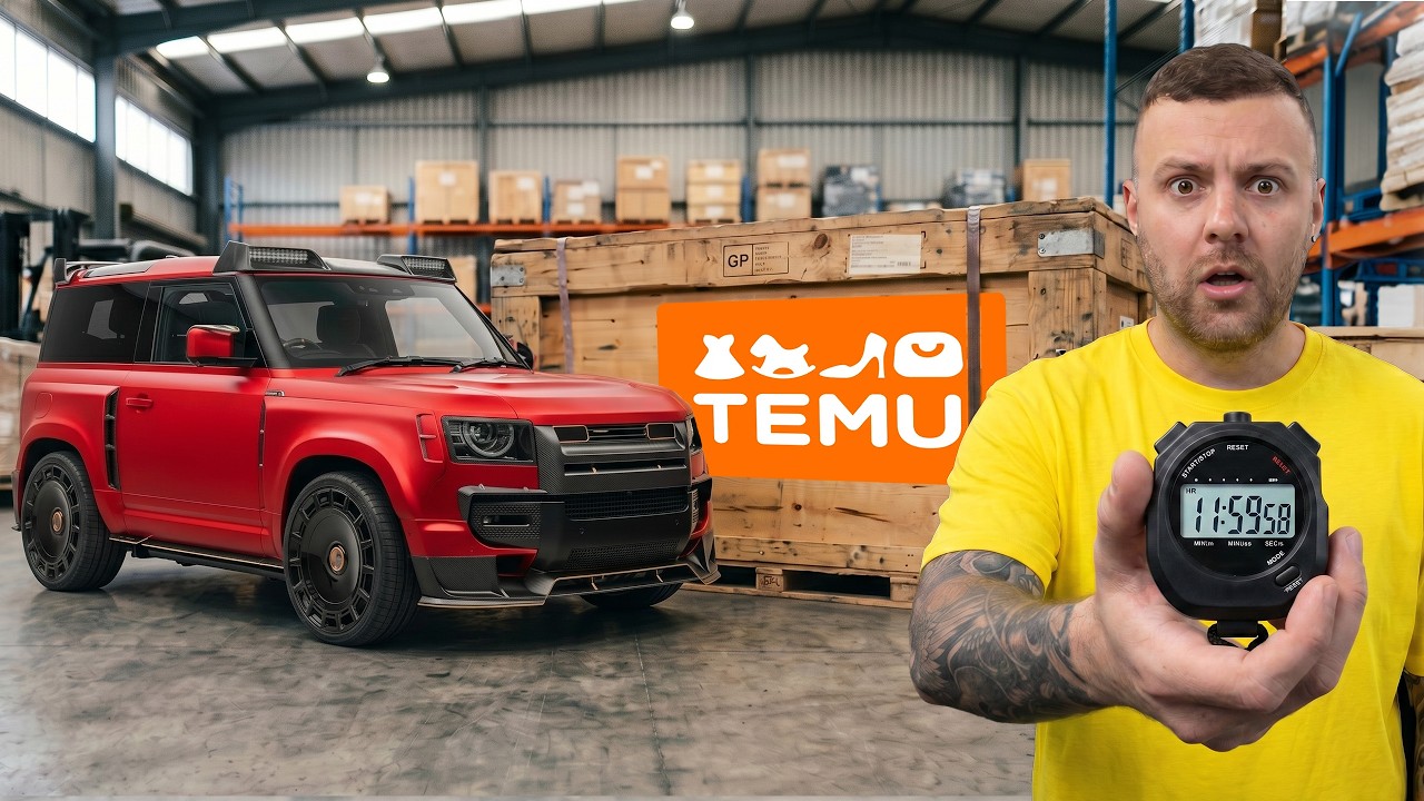 СОБИРАЕМ LAND ROVER DEFENDER ЗА 250 000 ФУНТОВ ИЗ TEMU ЗА 12 ЧАСОВ
