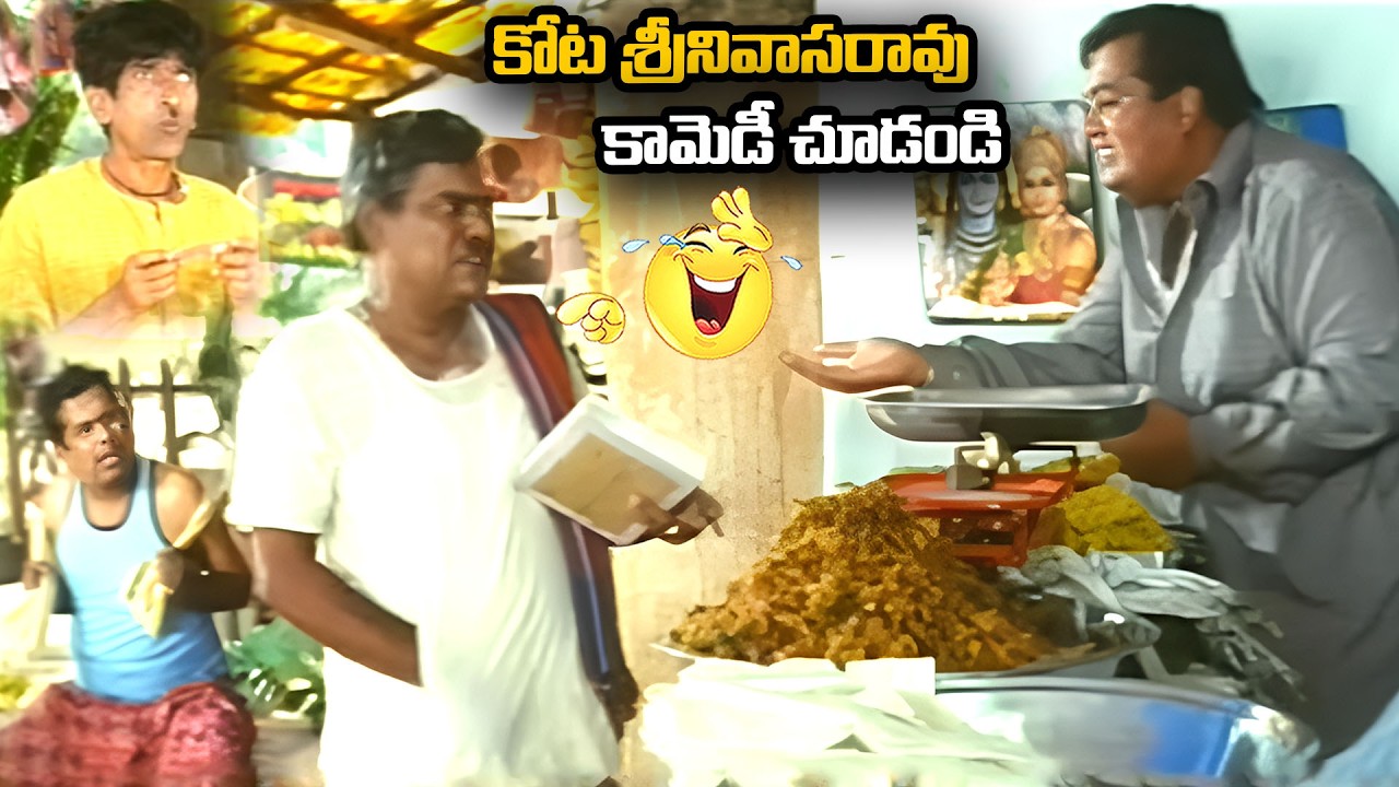 కోట శ్రీనివాసరావు కామెడీ చూడండి | Manasunna Maa Raju Movie Kota Srinivasa Rao Comedy Scenes