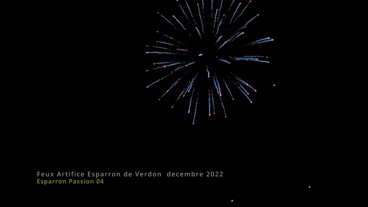 Feux d'Artifice d'Esparron de Verdon 2022