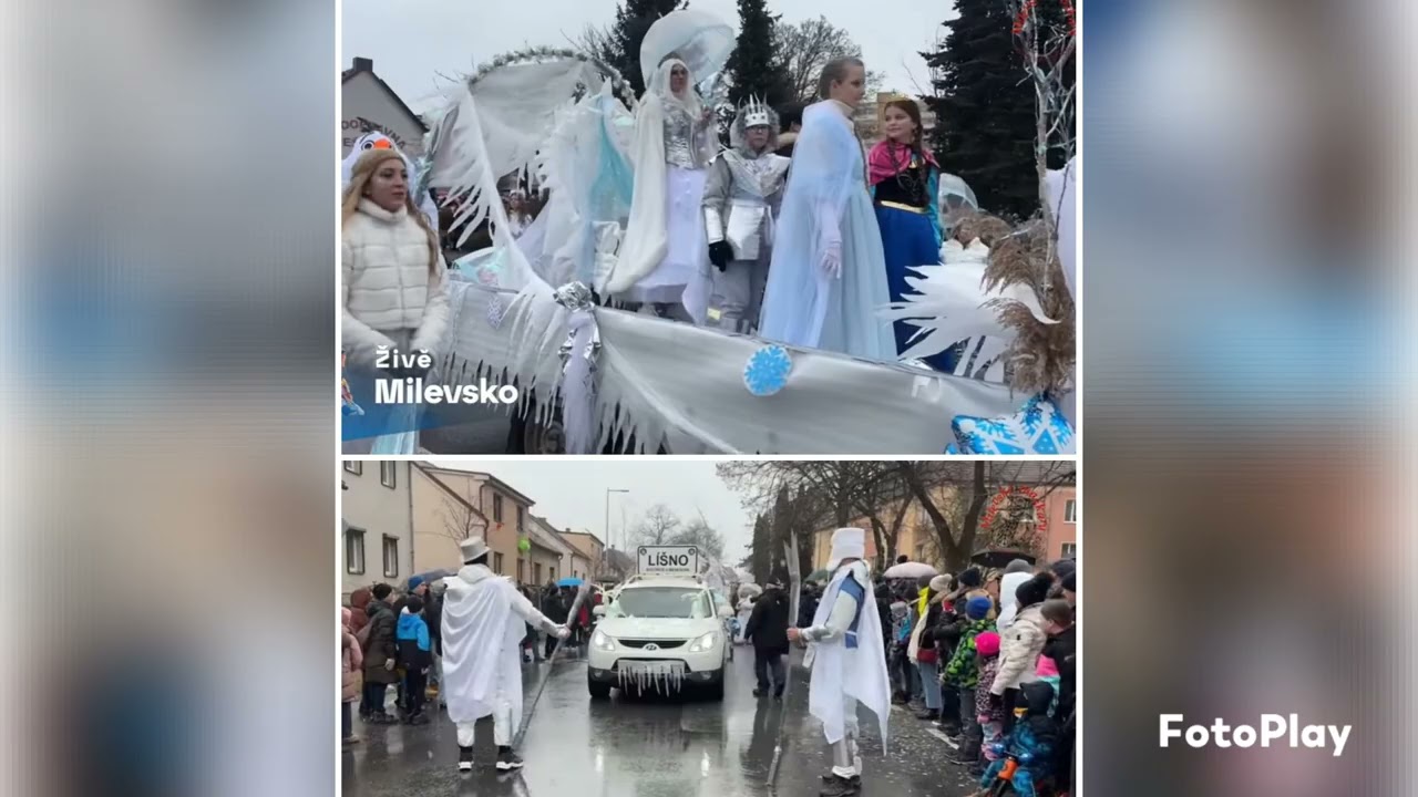 Milevské maškary 2026  Ledové království (Líšno)