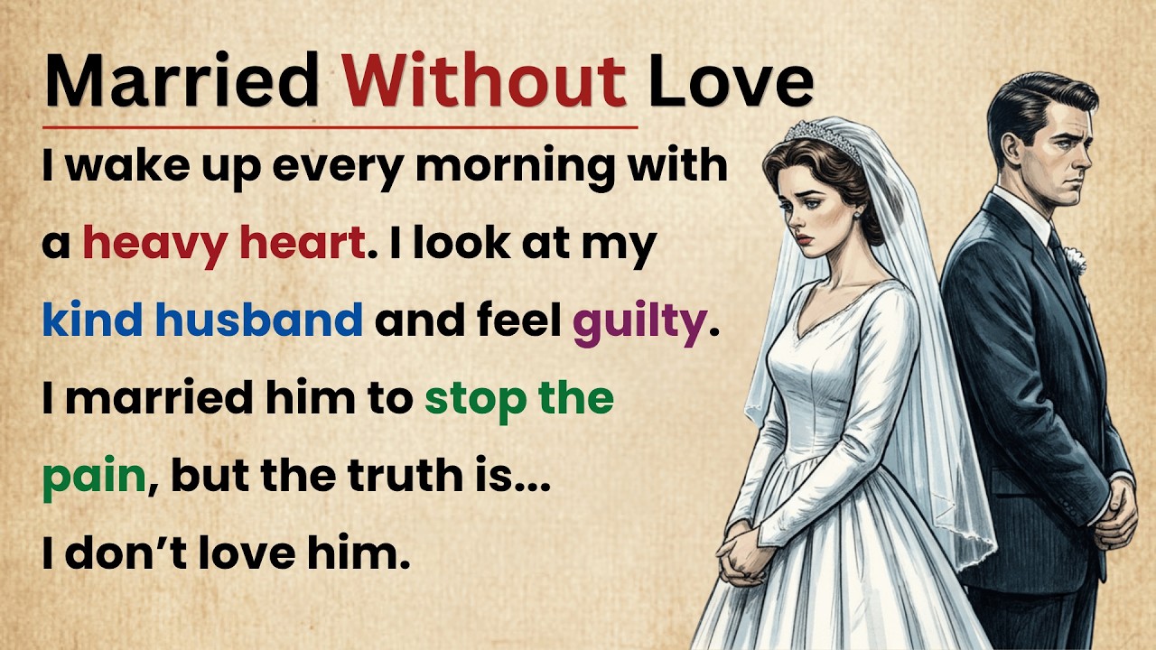Learn English With Story 🔥 Married Without Love | Level 3 Listening || Graded Reader 📚