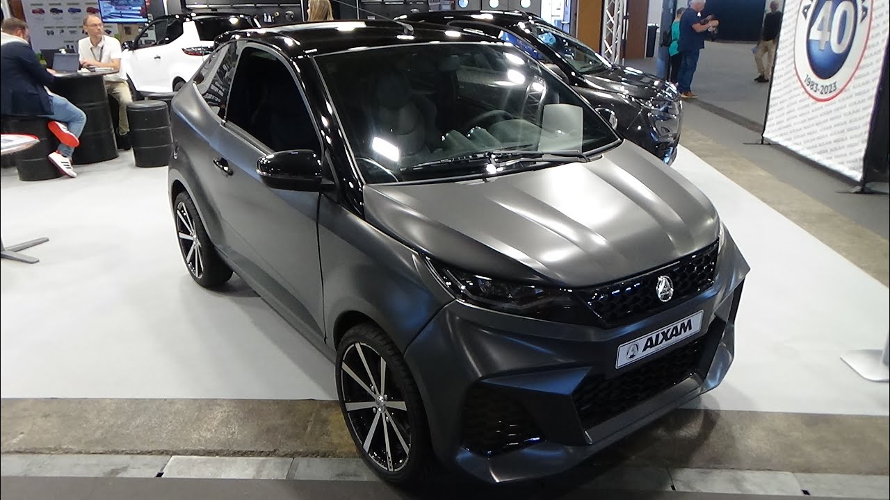 2024 Aixam Ambition Coupé GTI - Exterior and Interior - Salon Automobile Lyon 2023
