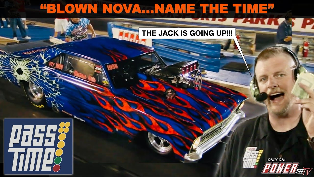 PASS TIME - Drag Racing Gameshow! Blown Nova...Name The Time! Full Episode