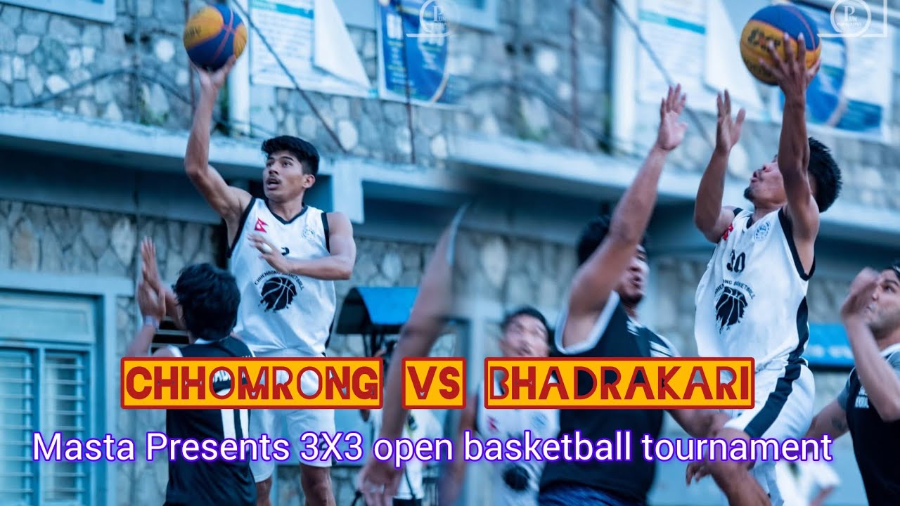 Final Chhomrong VS Bhadrakari Masta Presents 3X3 open basketball tournament