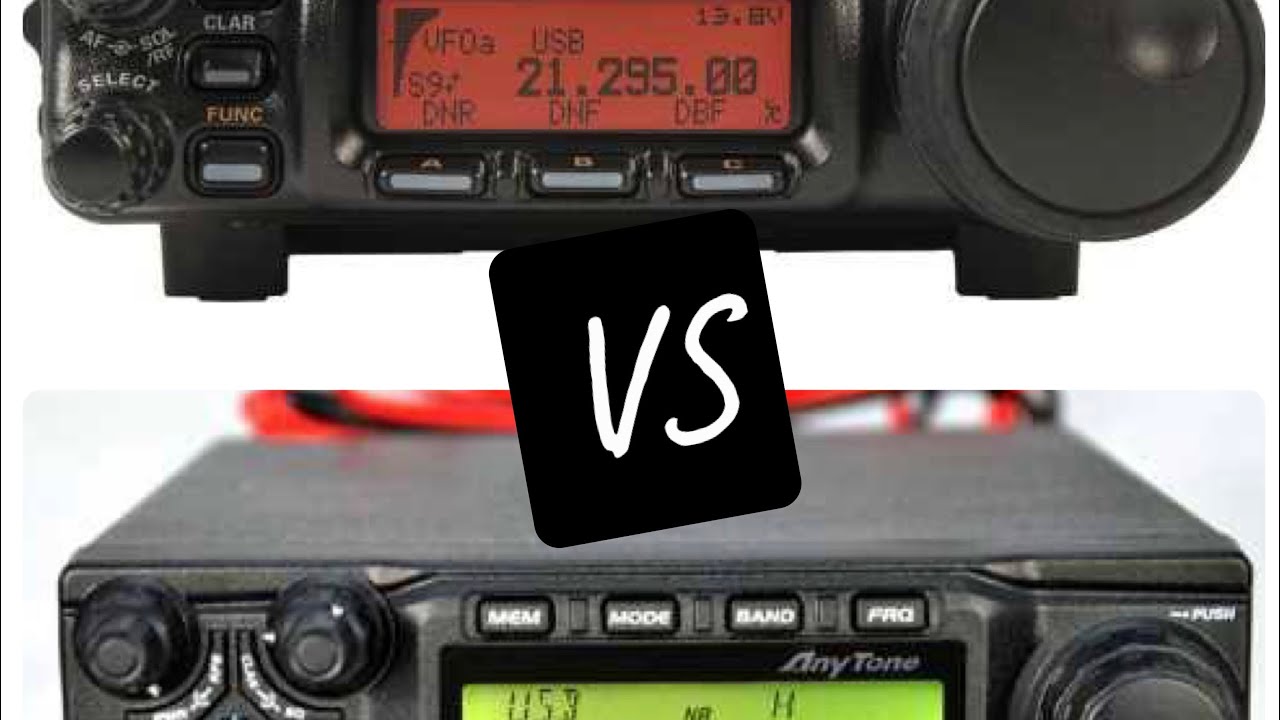 Yaesu FT 857D VS Anytone at 6666