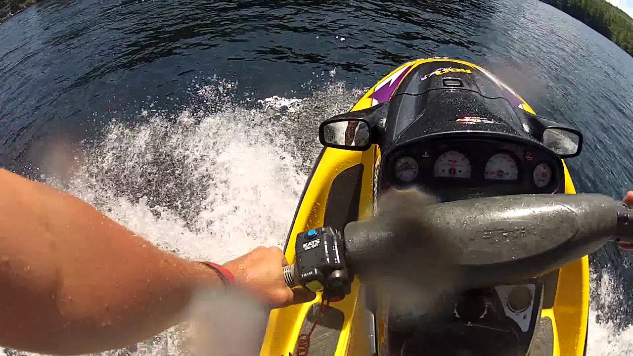 Riding my new to me Kawasaki ZXI 1100 with a GoPro Hero 2