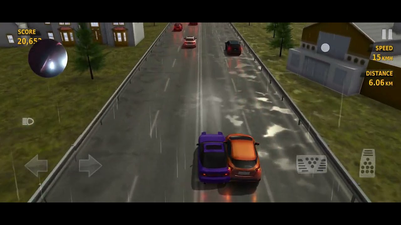 Playing traffic racer be like:(part 2)