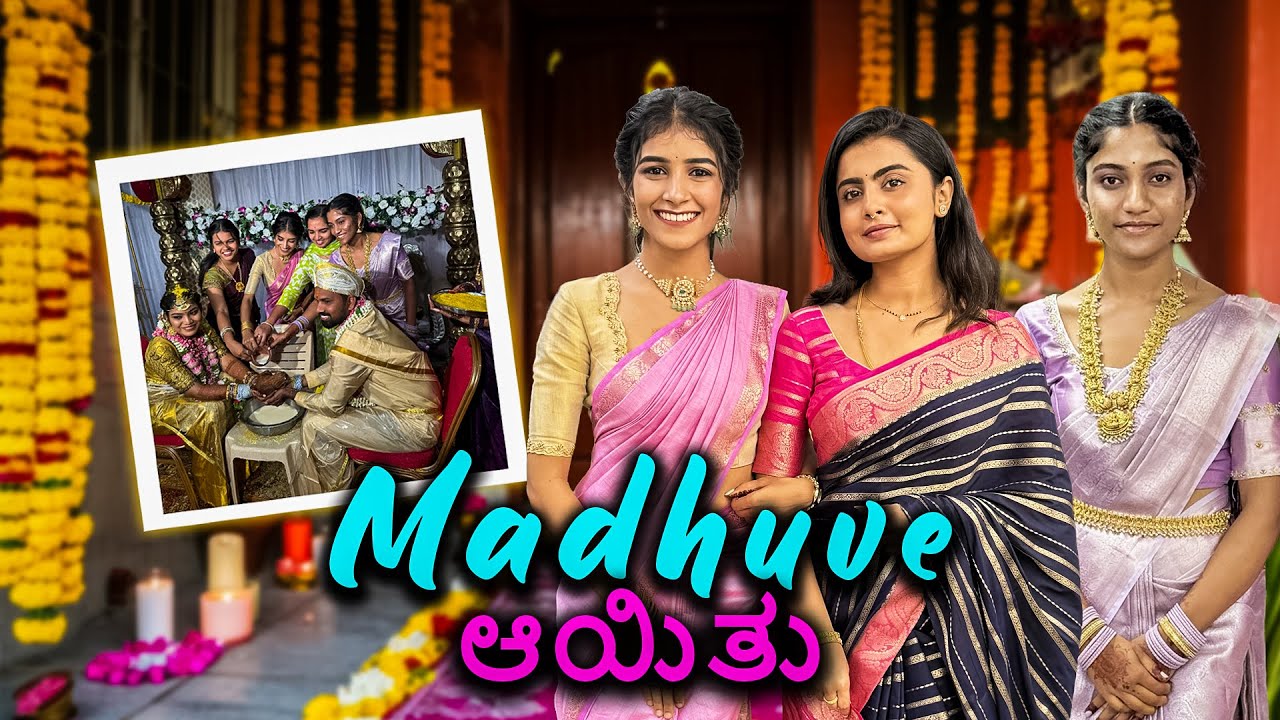 Disha ಅವರ Akka ಮದುವೆ ನೋಡಿ❤️ | Nikhil Nisha Vlogs #madhugowda #nikhilnishavlogs