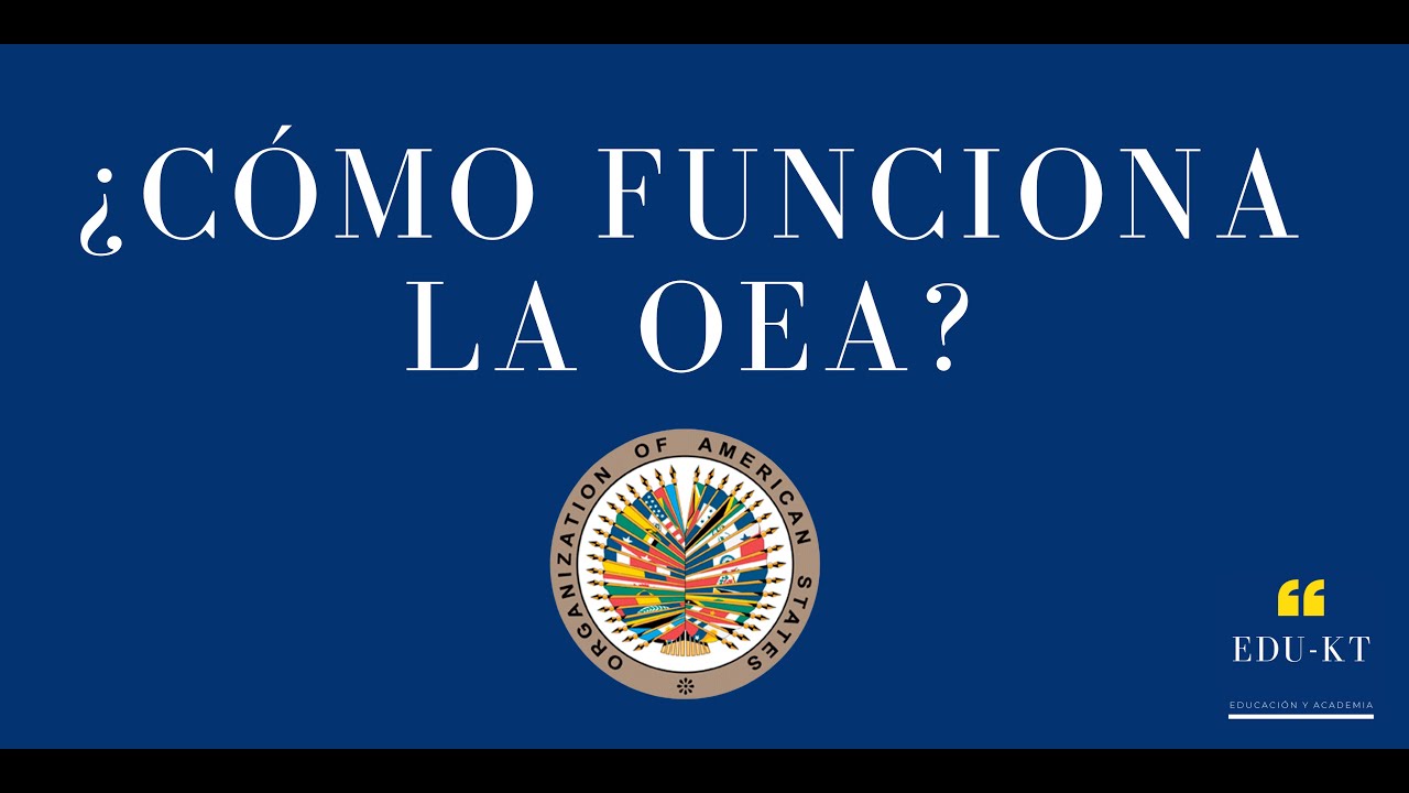 ¿ Cómo funciona la OEA?
