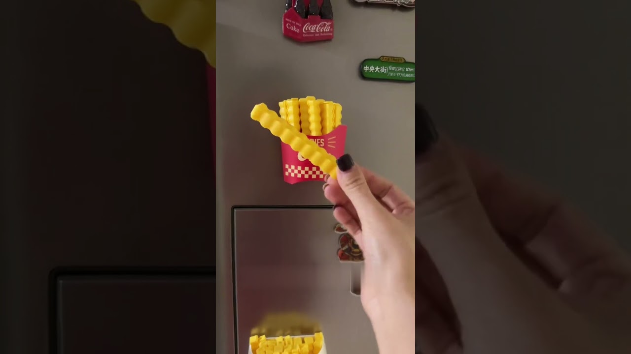 Magnetic Fries Clips Set: Keep Food Fresh and Organized #kitchen  #foodstorage #cutefinds