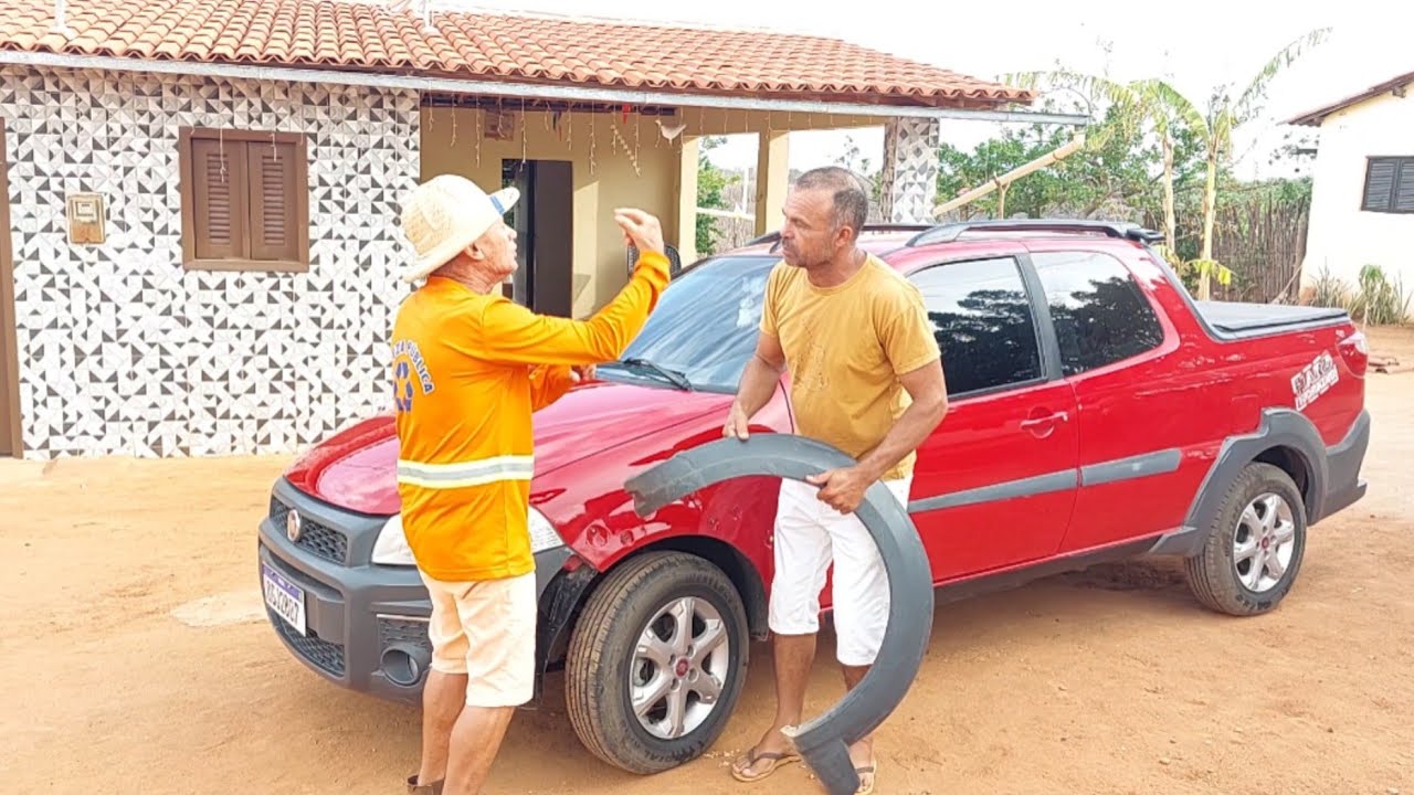 Bastidores !! Seu Sérgio bateu seu carro no Morão da cerca  !!