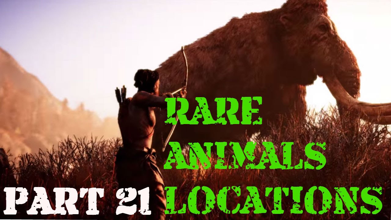 Far Cry Primal - Locations Of Rare Animals (Wolf, Dear, Tall Elk) - Bone Dust - Walkthrough Part 21