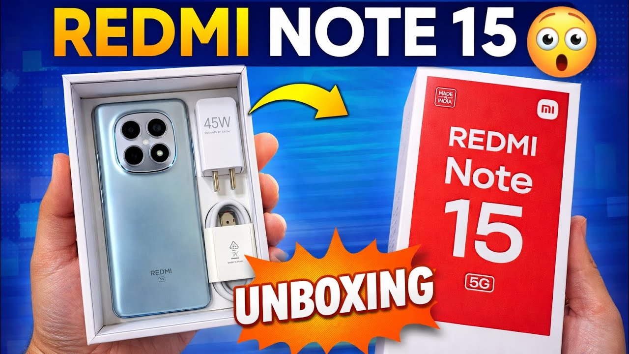 Redmi Note 15 Unboxing & Review | 108MP Camera 😀 #RedmiNote15#RedmiNote15Unboxing#RedmiNote15Review