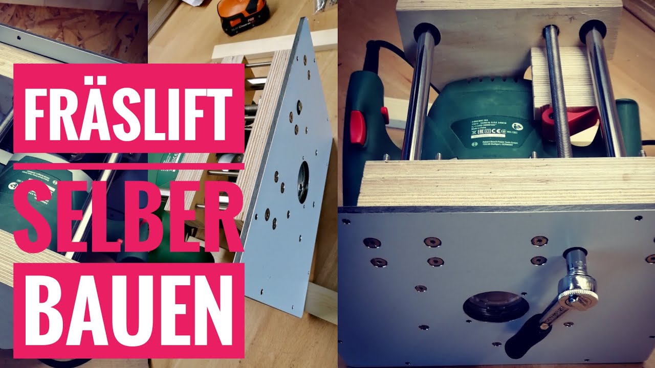 Fräslift Höhenverstellung Oberfräse POF 1400 in PTS 10 - Router lift