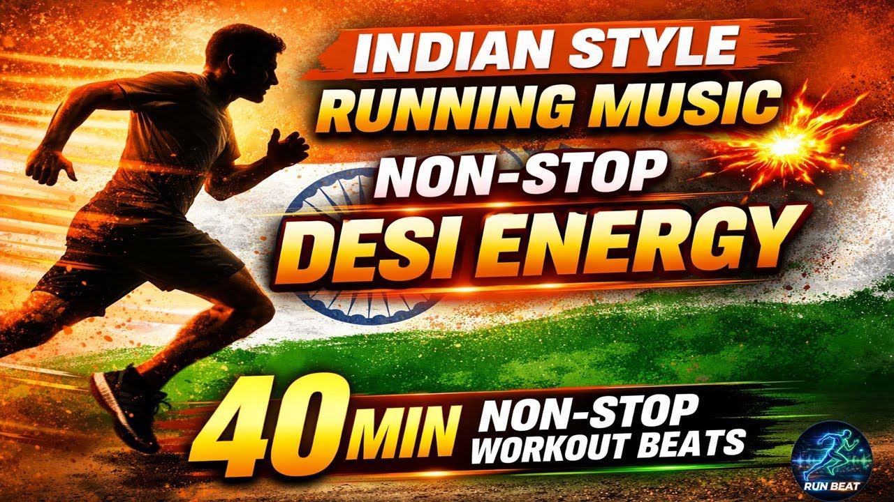 40 Min Non-Stop Workout Beats- Indian Style Running Music 💥 |