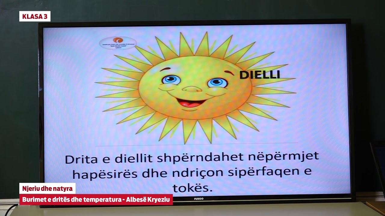 3357 - Njeriu dhe natyra - Burimet e drit&euml;s dhe temperatura