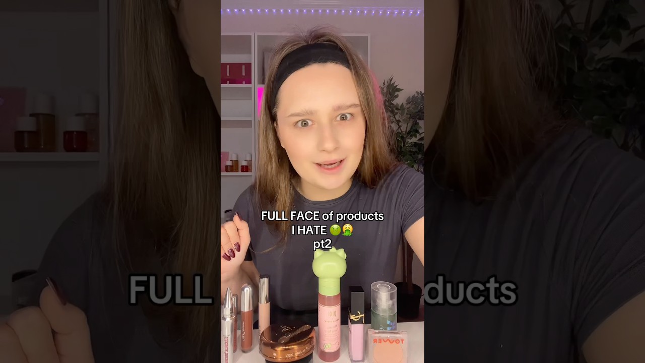 FULL FACE of products I HATE🤮🤢 part 2