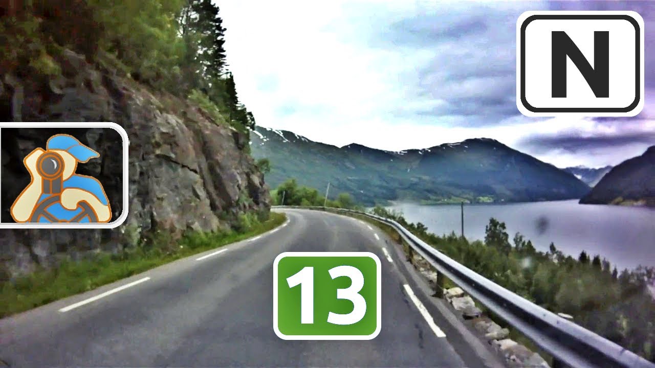 Norge. Fv13. [ Viksdalen - ✕ Haukedalen ]