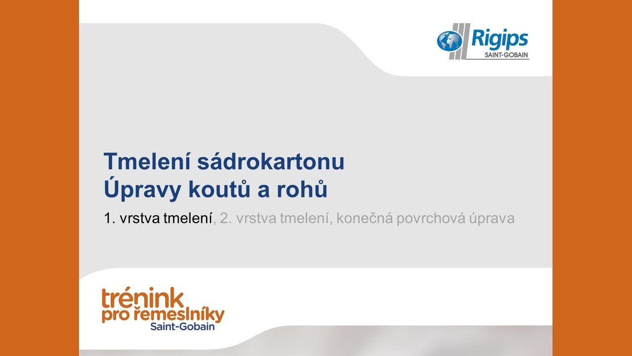Jak na střechu - TMELENÍ SÁDROKARTONU - 1.vrstva tmelení