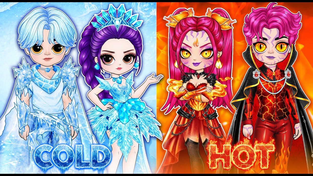 Hot Cauple vs Cold Couple | New Fashion For HUNTRIX vs SAJA BOYS