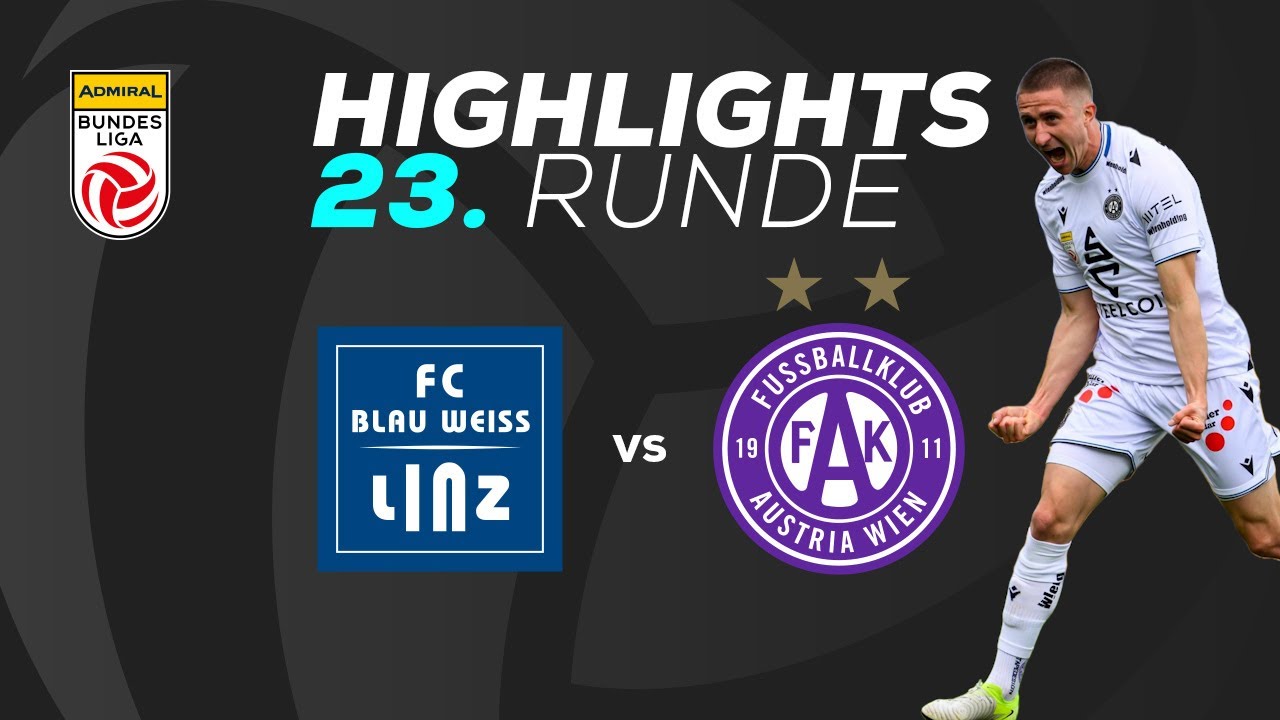 FC Blau-Weiß Linz - FK Austria Wien 23. Runde ADMIRAL Bundesliga 2024/25