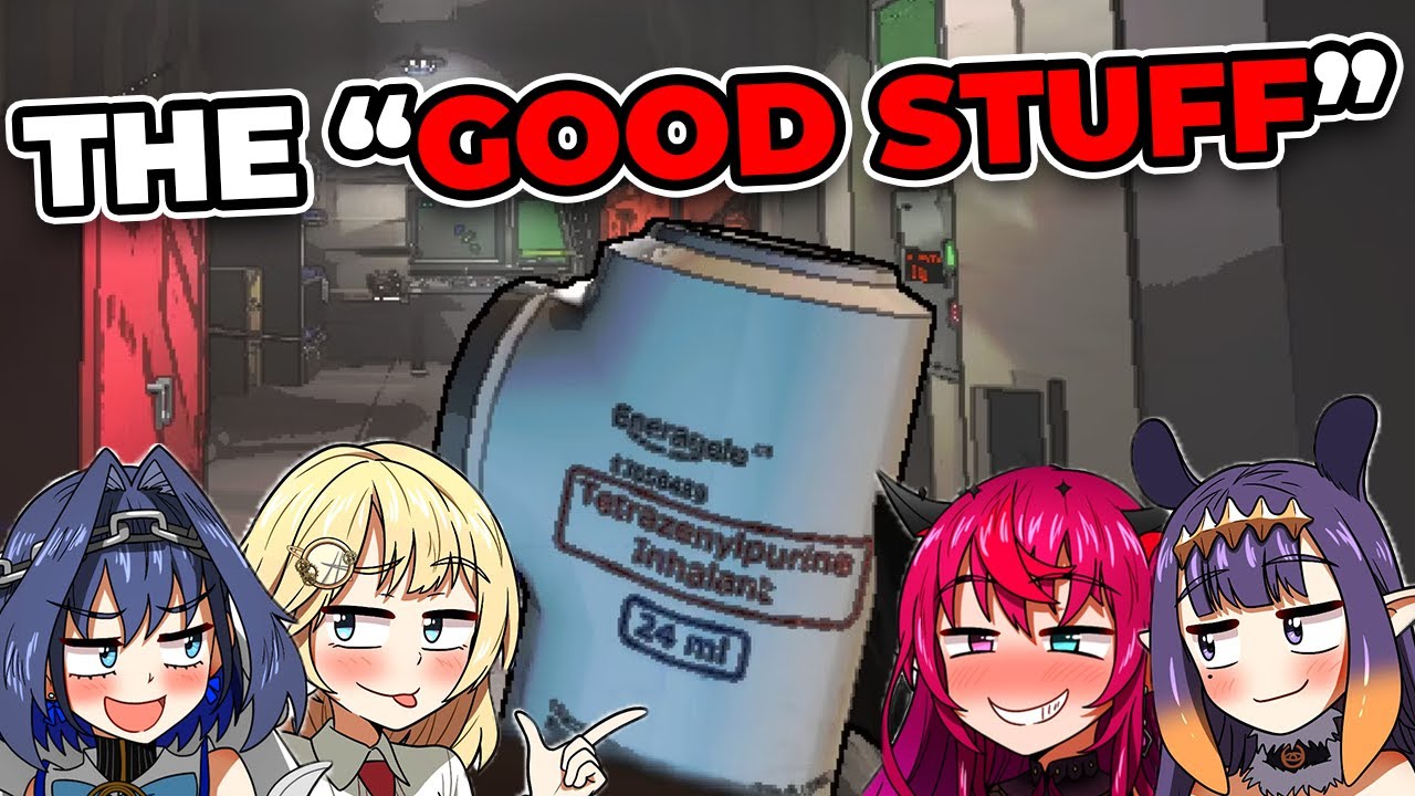 [ Hololive EN ] Hololive Member Trying The Inhaler For The First Time And Got Addicted