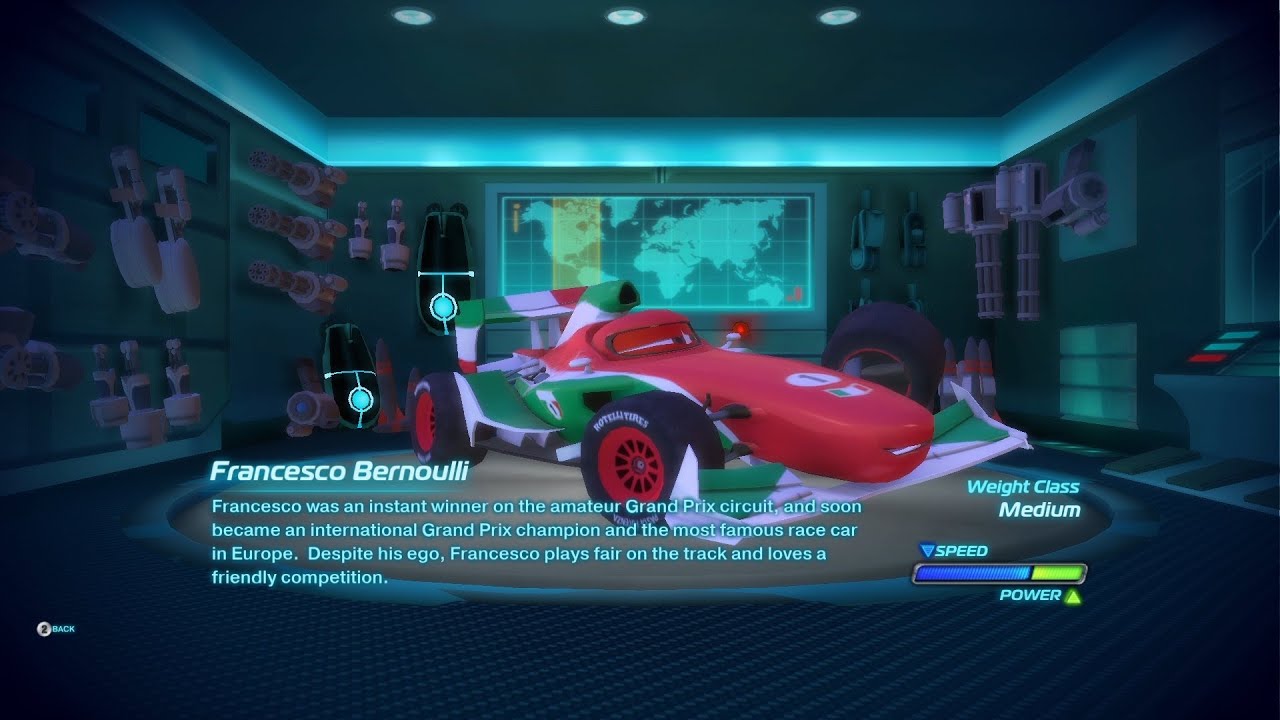 Cars 2 PC - Francesco Bernoulli Gameplay