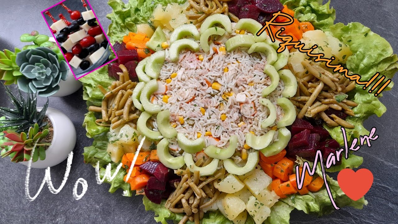 Ensalada marroquí jardín ساطة مغربيه راقية للضيافة بشكل رائع