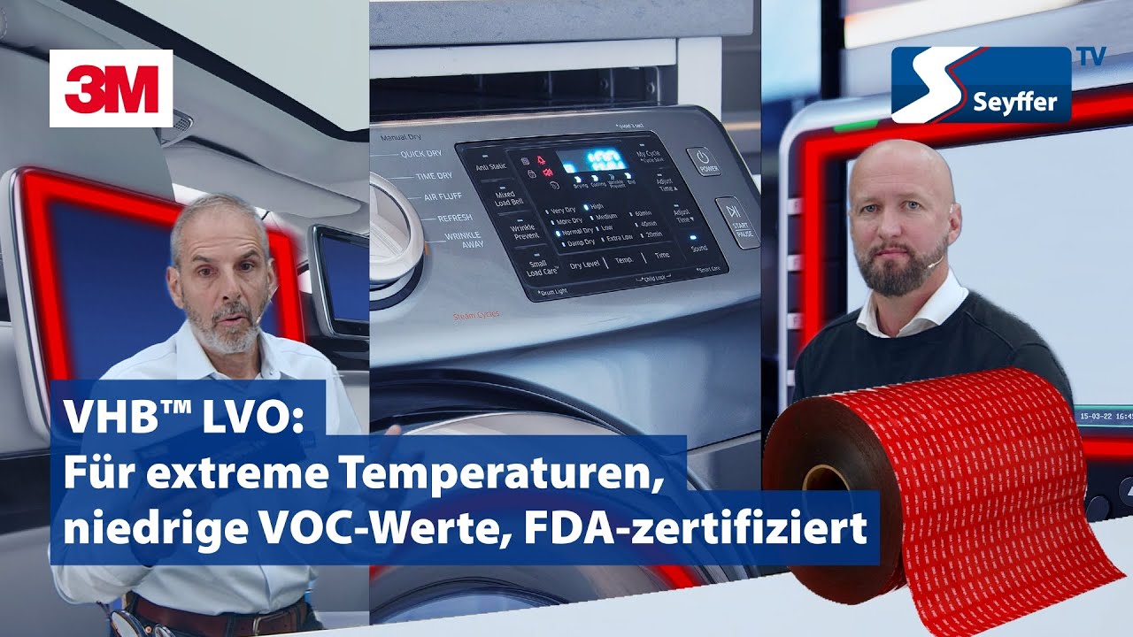 3M™ VHB™ LVO: Klebeband-Innovation mit FDA-Zulassung und Temperaturbeständigkeit