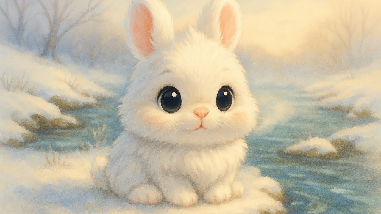 flowing calm music | the winter bunny chronicles | mist over the stream