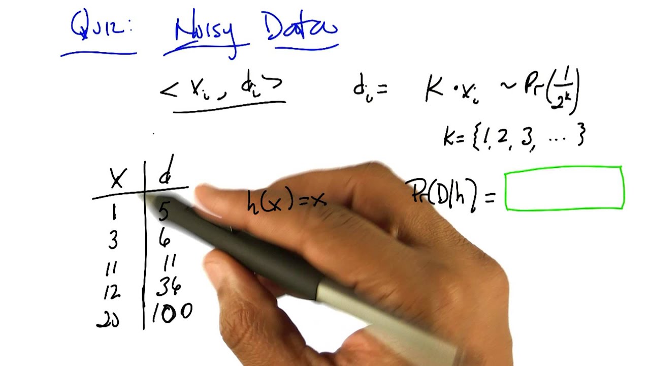 Noisy Data Quiz - Georgia Tech - Machine Learning