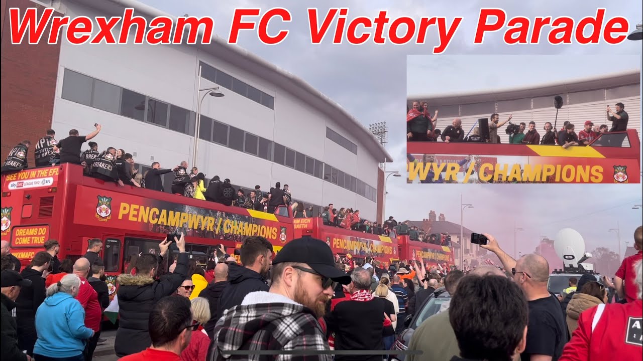 Wrexham FC Victory Parade 2023