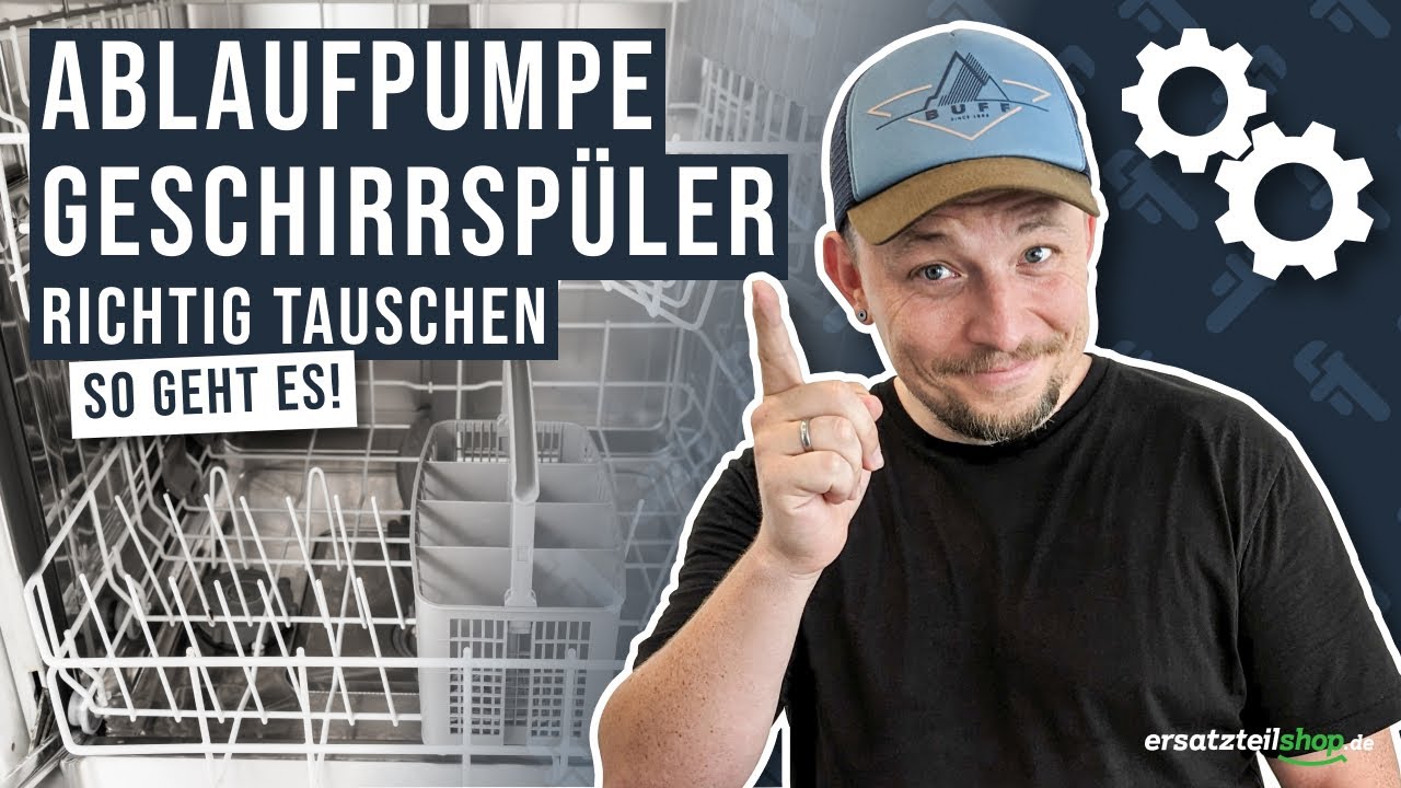 Ablaufpumpe Geschirrspülmaschine  tauschen - so geht es!