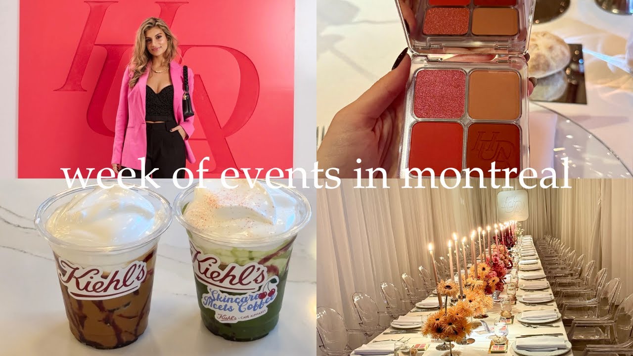 VLOG: Week of Holiday Events in Montreal (Huda Beauty, New Balance, Kiehl’s, MTL Food & Vlogmas)