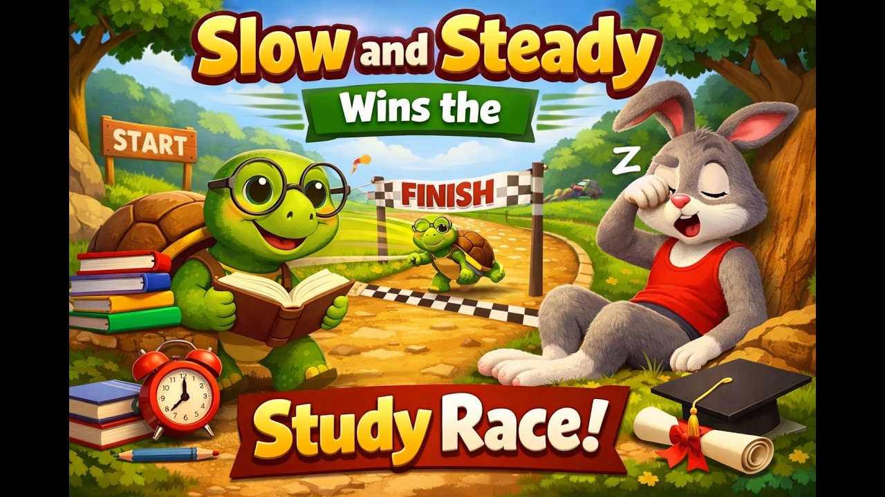 The Surprising Reason Kids Must Learn This NOW | Hair and Tortoise | Slow and Study Wins the Rase