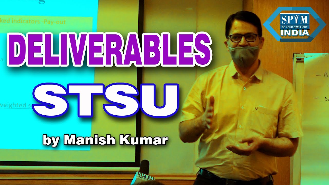 #spymindia#Deliverables - STSU(State Technical Support Unit) Rajasthan for TB by Manish Kumar