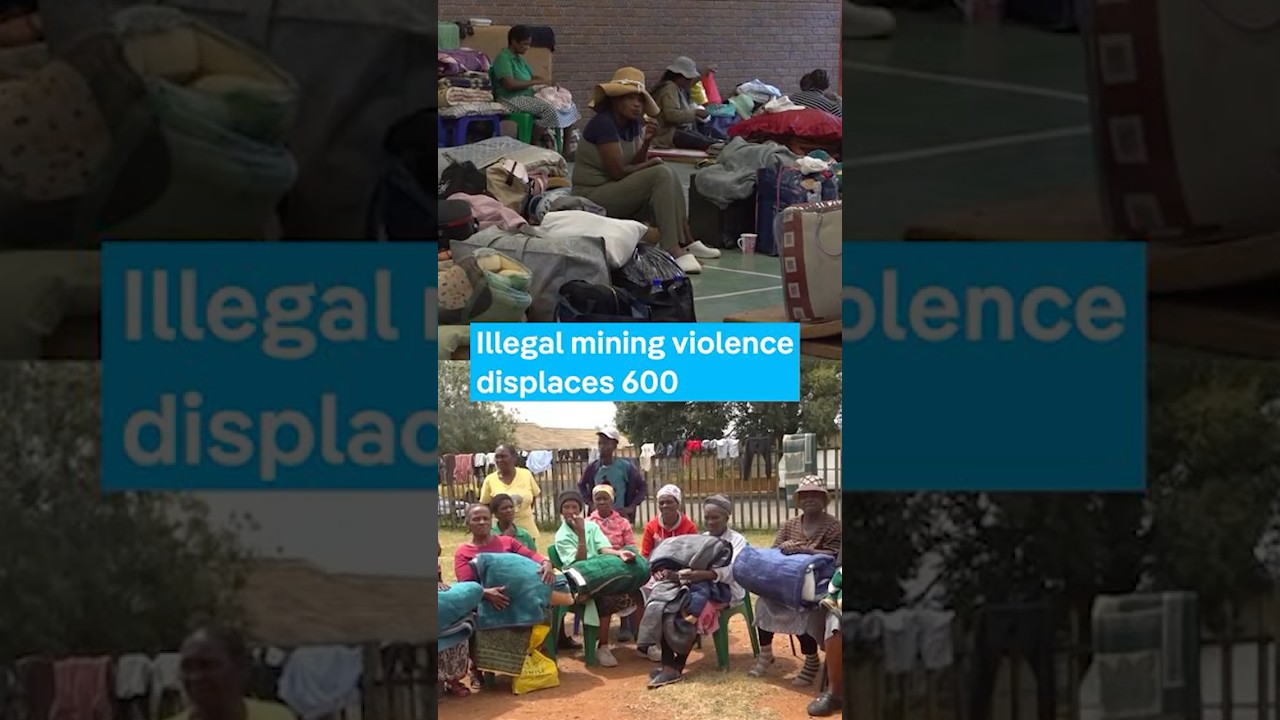 Illegal mining violence displaces 600 in SA's Gauteng province