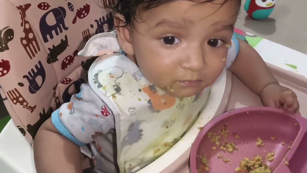 ASMR baby eating video ||odia baby vlog||  ||effect of blw#babyvaibhav ||
