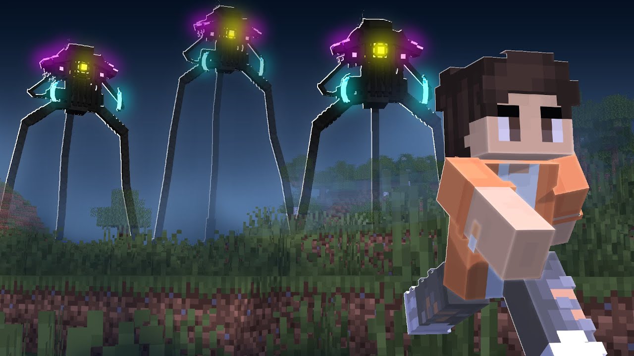 I Survived the DEADLIEST Alien Invasion Mod in Minecraft