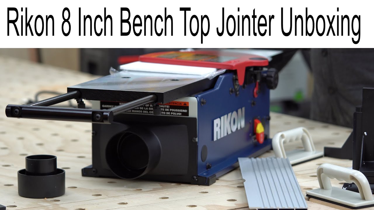 Rikon 8 inch Bench Top Jointer Unboxing