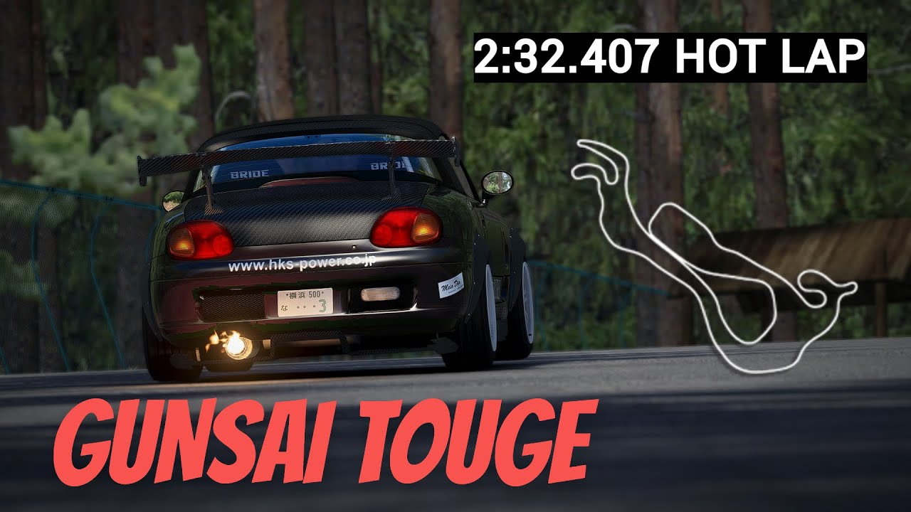Assetto Corsa HOT LAP  |  Gunsai Touge  |  Suzuki Cappuccino Mamasao Works