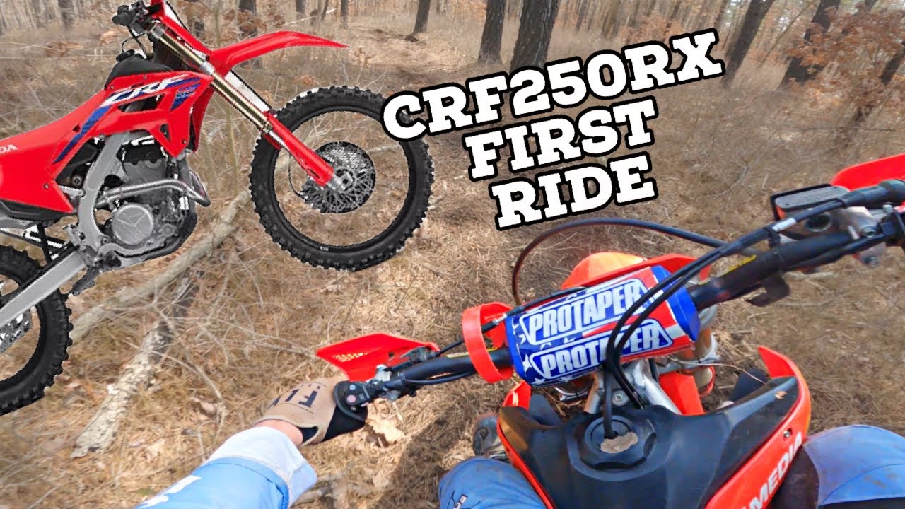 CRF250RX FIRST RIDE | POV Woods Shredding
