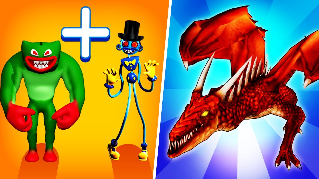Merge Huggy | Merge Battle 3D Dragon Fight  - Merge Battles Gameplay (Part 3)