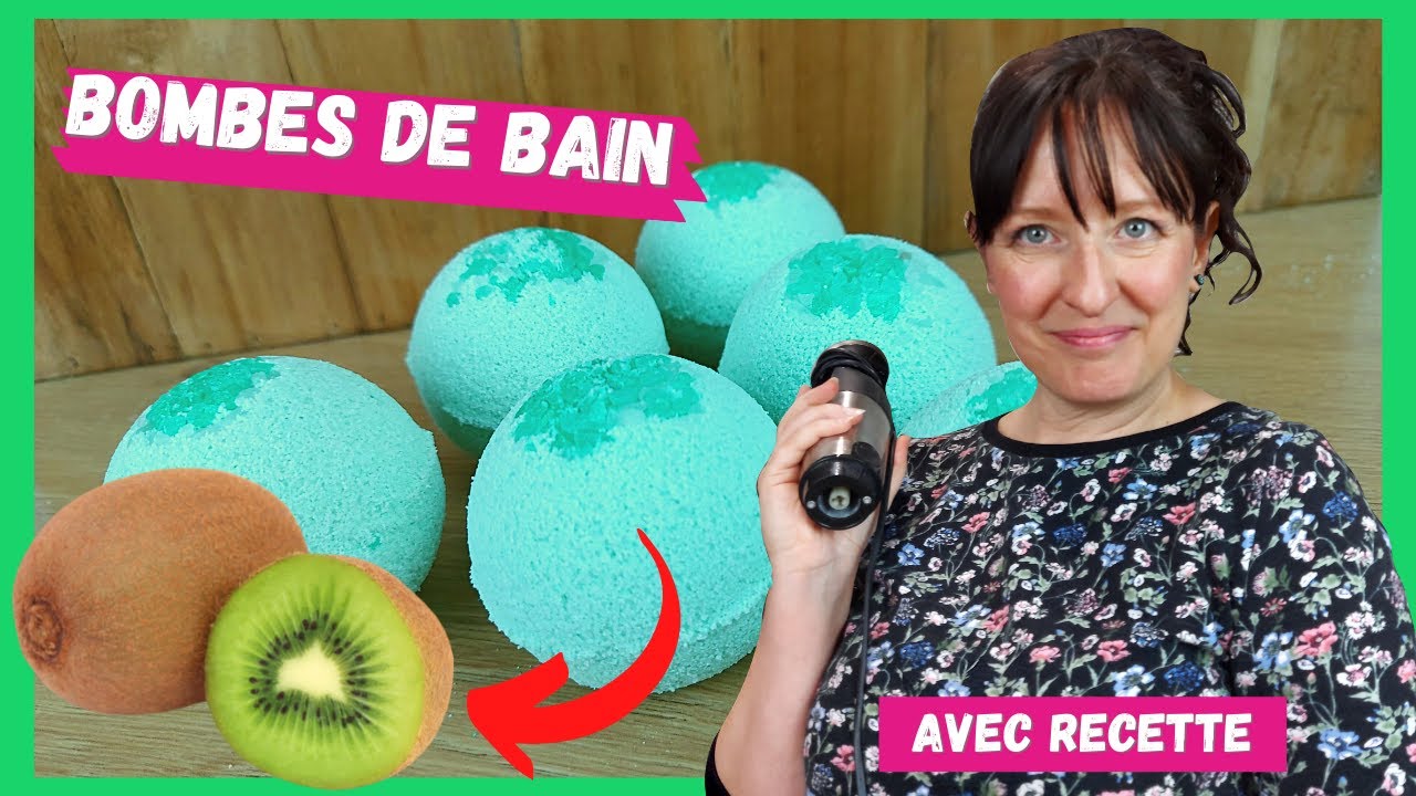 Ne ratez plus vos bombes de bain ! - Recette complète - Senteur Kiwi