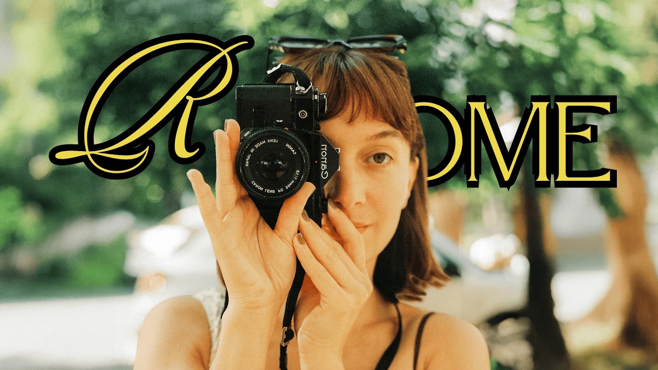 Rome on Film | Street Photography on Canon A1 + Kodak Gold 200